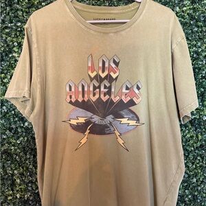 Lucky Brand Olive Green Crewneck Tee